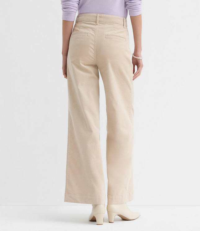 Palmer Wide Leg Pants in Brushed Corduroy