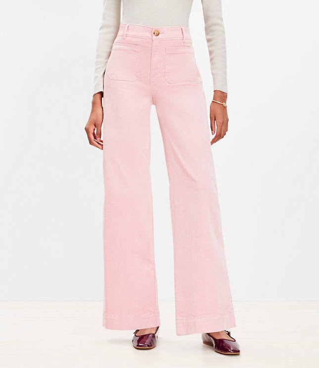 Palmer Wide Leg Pants in Brushed Corduroy