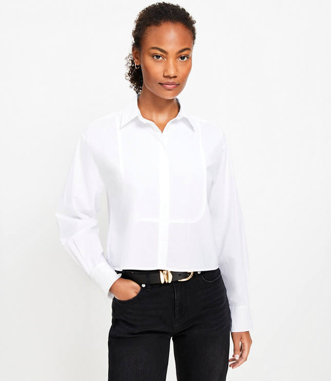 Poplin Modern Bib Shirt