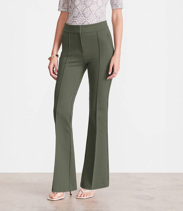 LOFT Versa Ponte Deluxe Flare Pants