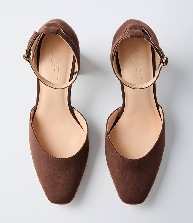 Ankle Strap Block Heels