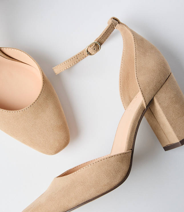 Ankle Strap Block Heels