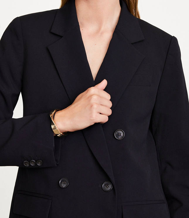 Tall LOFT Versa Seasonless Stretch Double Breasted Blazer