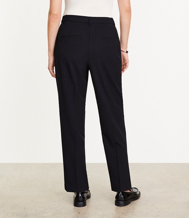 Petite Curvy LOFT Versa Seasonless Stretch Double Pleat Taper Pant