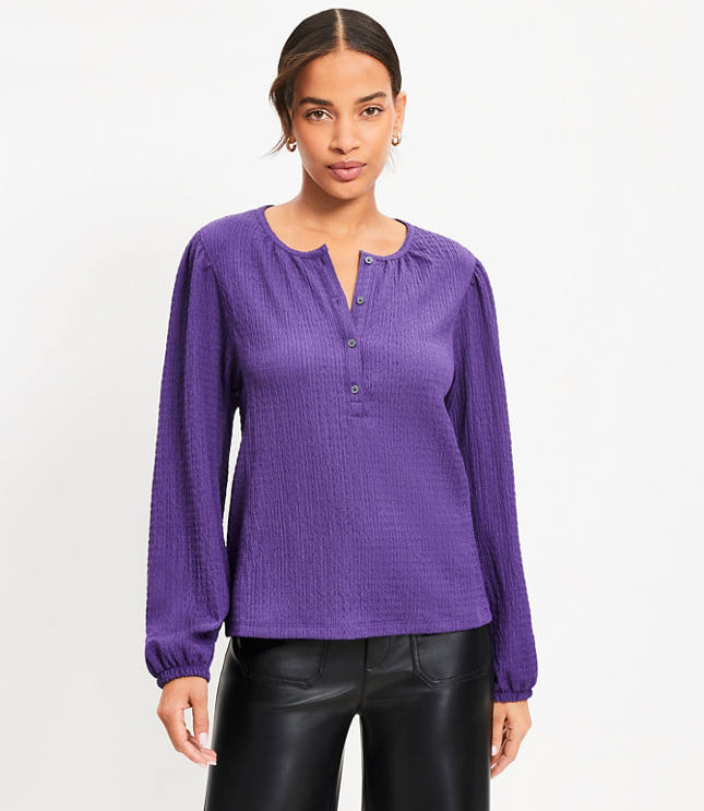 Women's Purple Blouses & Shirts | Loft