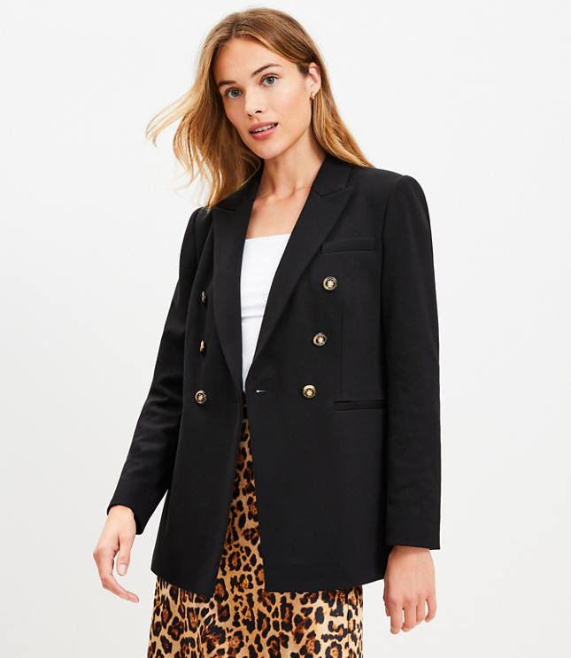 Petite Textured Modern Blazer