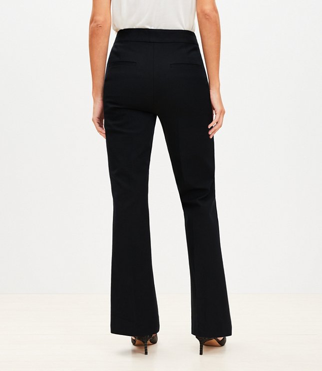 Curvy Horsebit Sutton Flare Pants in Bi-Stretch