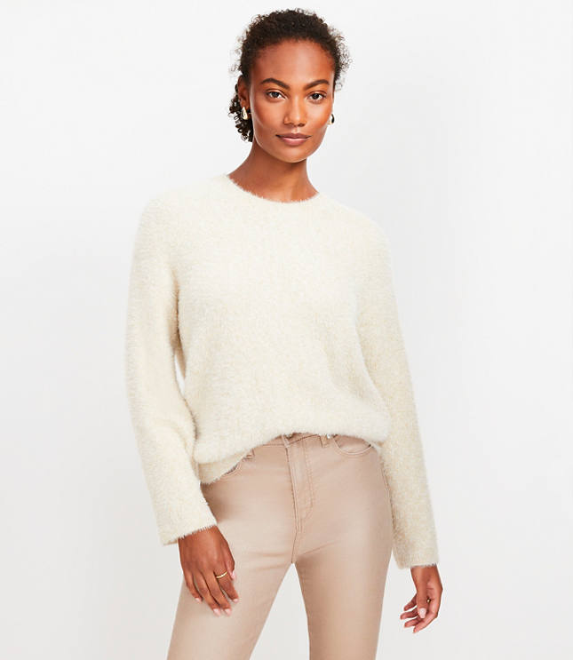 Cozy fuzzy sweater hotsell