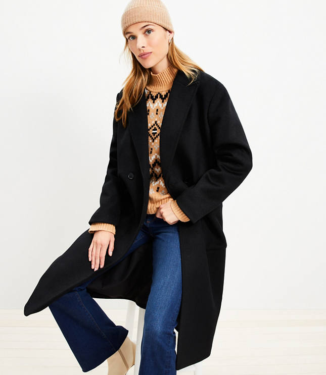 Petite Doubleface Modern Coat