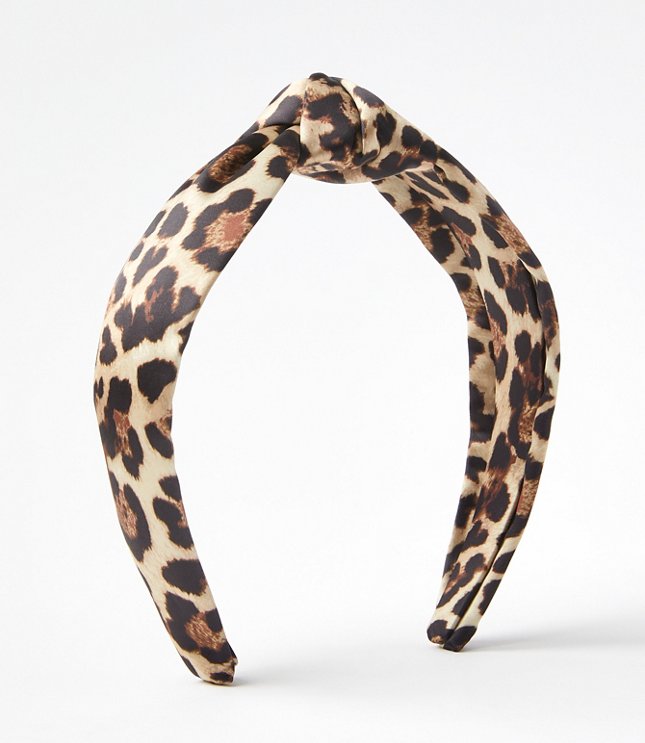 Leopard Print Knot Headband