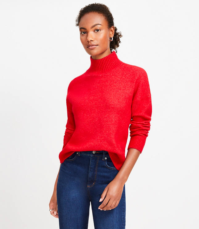 Petite red sweater best sale