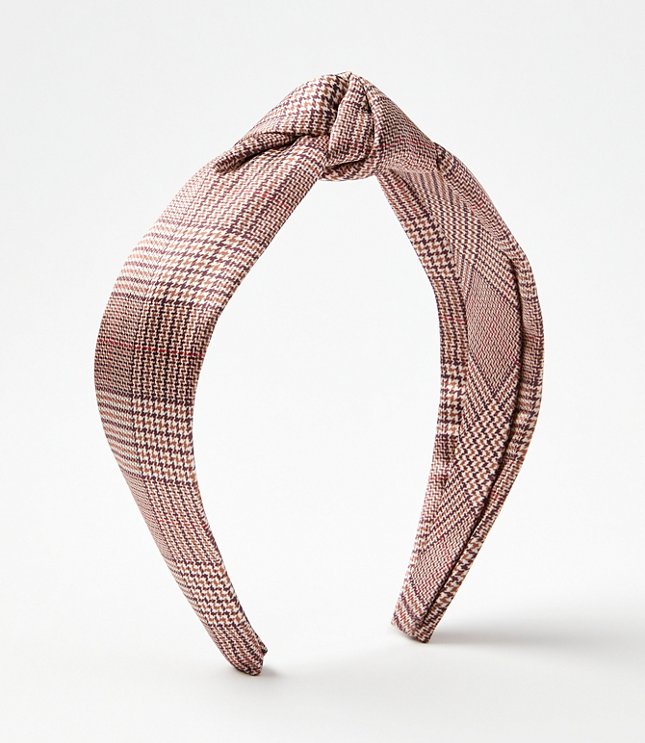 Plaid Knot Headband