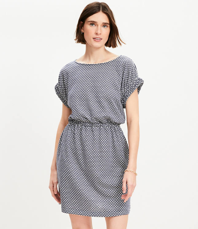 Geo Mini Pocket Tee Dress