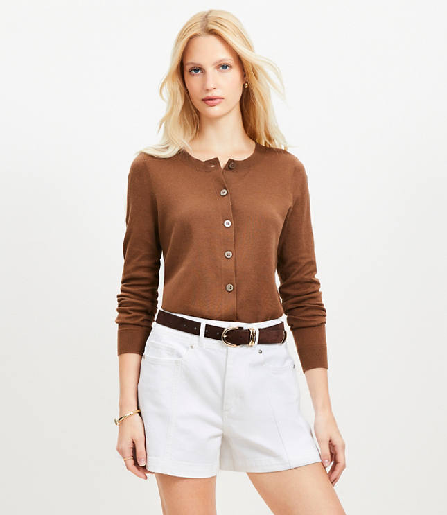 Modern Crew Neck Cardigan