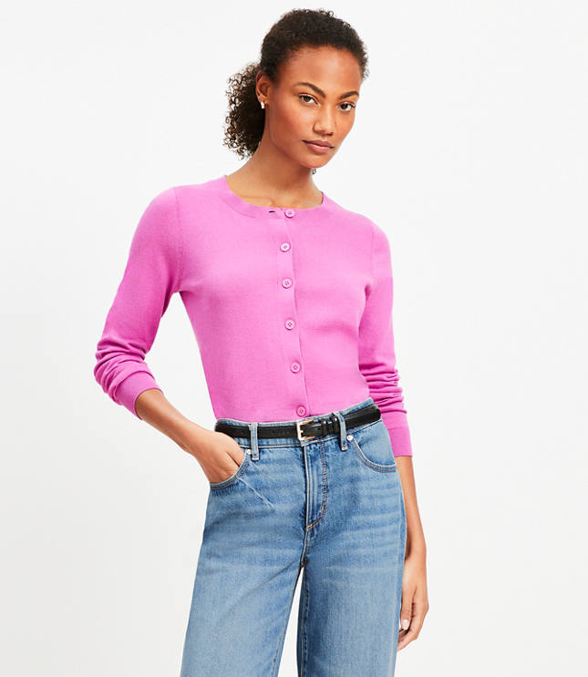 Modern Crew Neck Cardigan