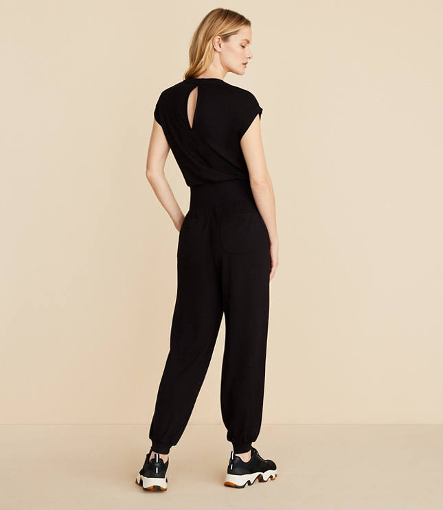 Lou & Grey Signaturesoft V-Neck Jumpsuit