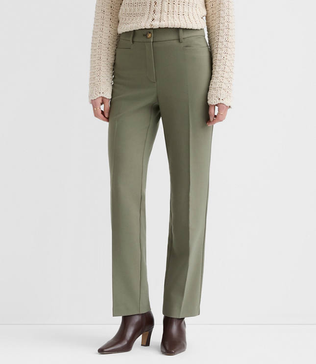 Parker Straight Pants in Twill
