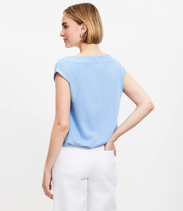 Muscle Bubble Hem Sweatshirt