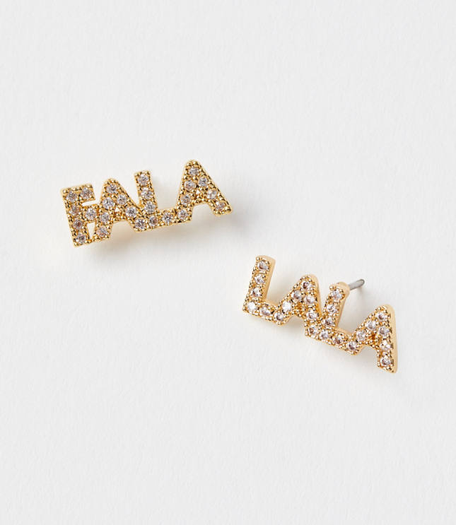 Fa La La La Stud Earrings