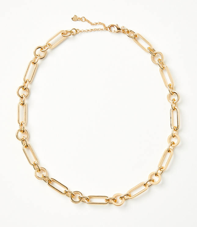 Refined Circle Link Necklace