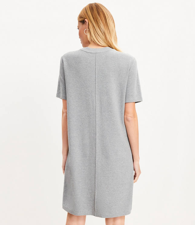 Heathered Ottoman Mini Tee Dress