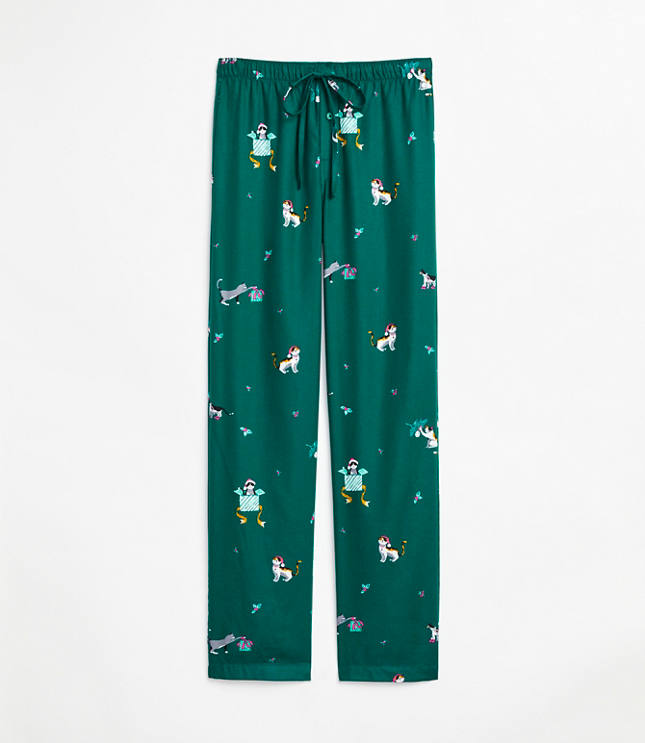 Holiday Cat Men's Pajama Pants