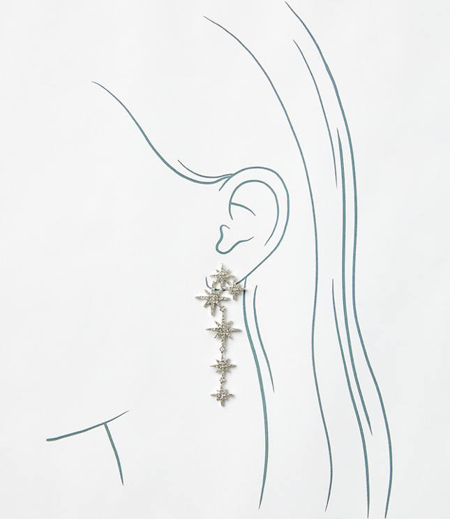 Shooting Star Statement Earrings