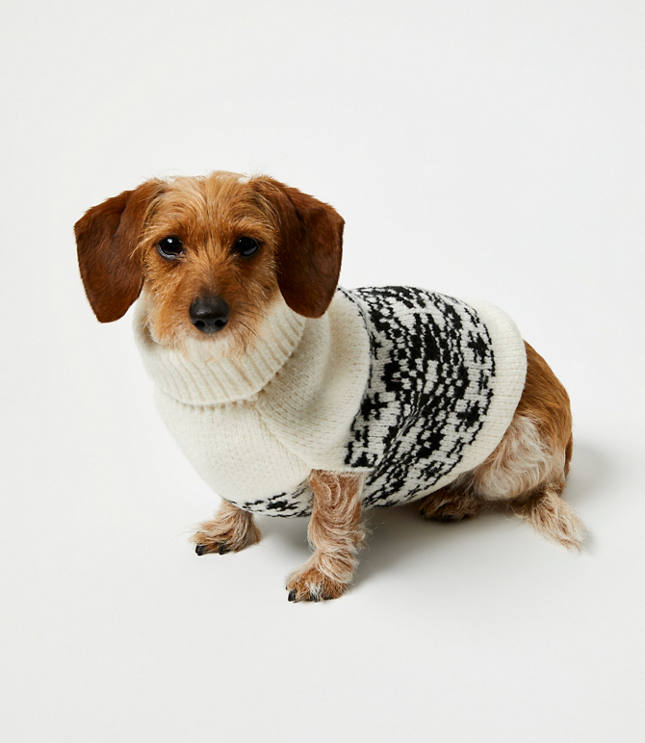 Fair Isle Dog Sweater