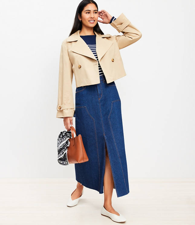 Petite Modern Trench Jacket