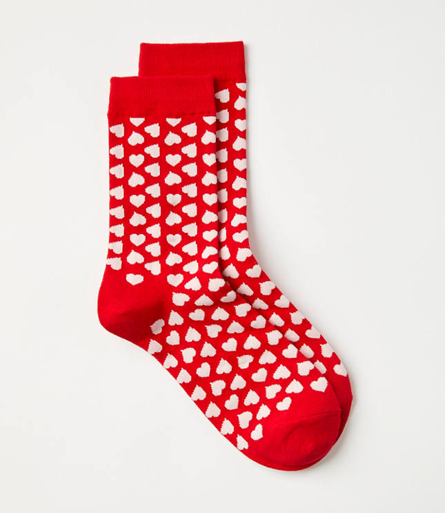 Heart Crew Socks