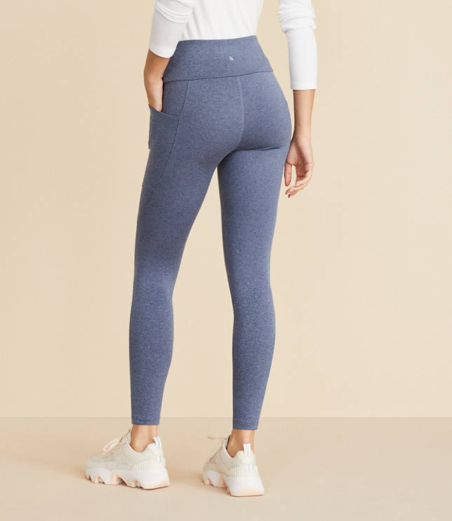 Petite Lou & Grey Heathered Luvstretch Side Pocket Leggings