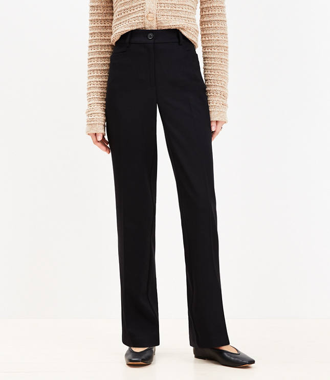 Tall Parker Straight Pants in Twill