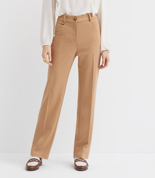 Tall Parker Straight Pants in Twill