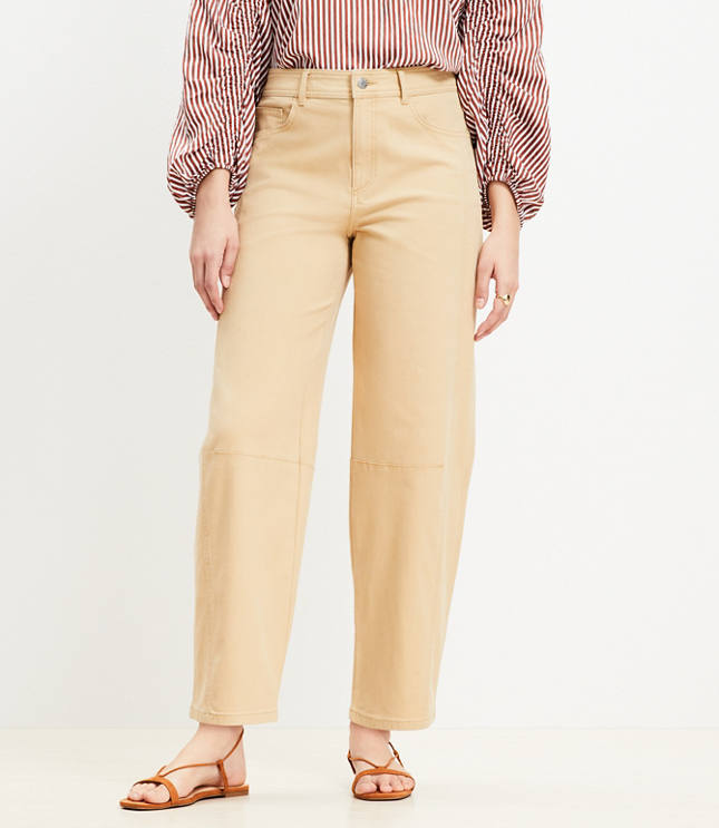 Barrel Pants in Canvas