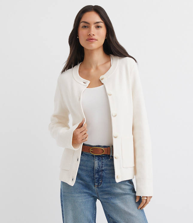 Puff Sleeve Cardigan | Loft