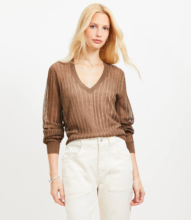 売れ筋商品|||カールラガーフェルド ニット&セーター アウター レディース Women's Puffed-Sleeve V-Neck Sweater Parfait QUALFORT Women's Sexy V-Neck Sweater Knit Wrap Tops for
