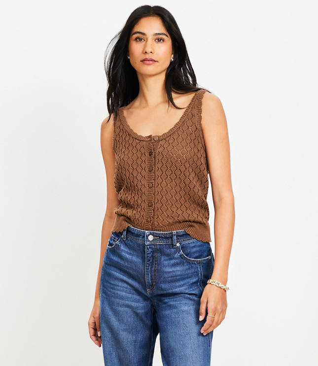 Cotton Knit Tops | Loft
