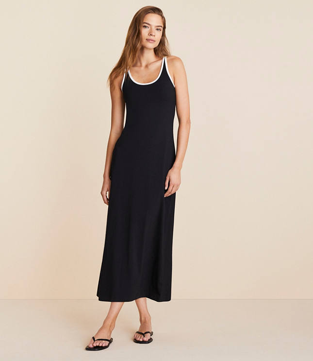 Loft Lou & Grey Modern Jersey Racerback Maxi Dress