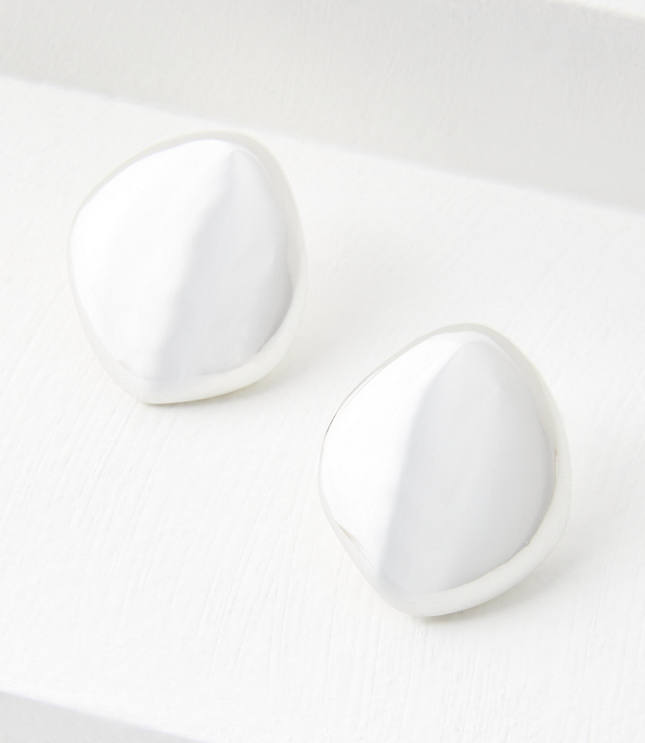 Abstract Molded Statement Stud Earrings