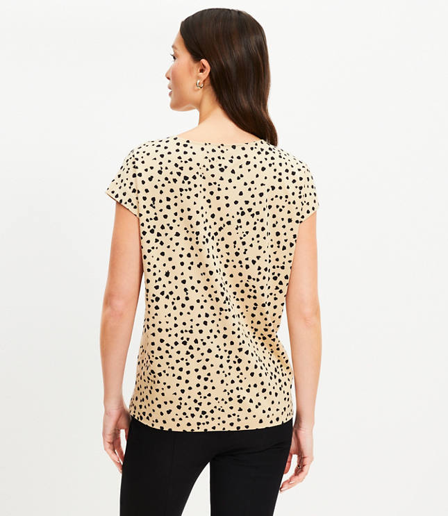 Cheetah Print Modern Wedge Tee