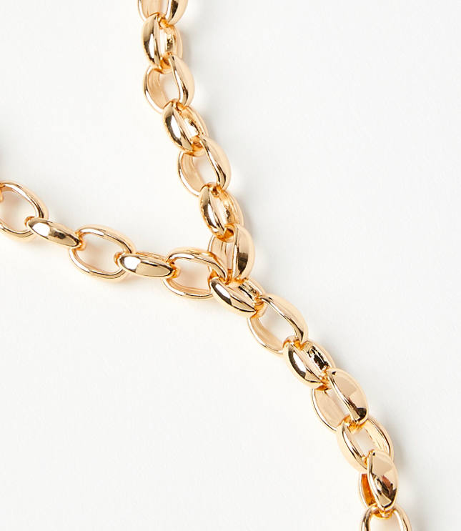 Chain Link Y Necklace