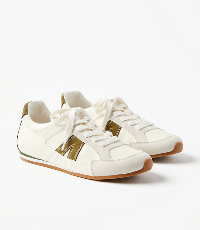 Metallic Low Profile Sneakers