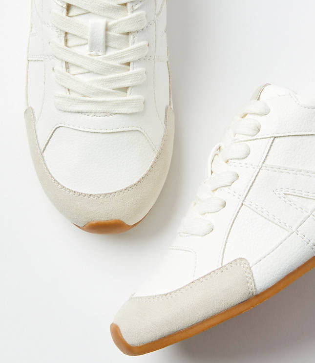 Metallic Low Profile Sneakers