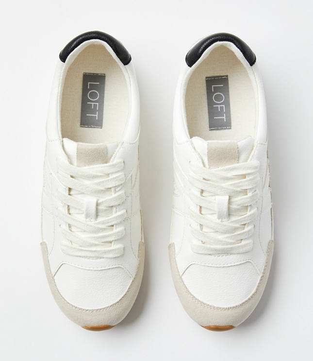 Metallic Low Profile Sneakers