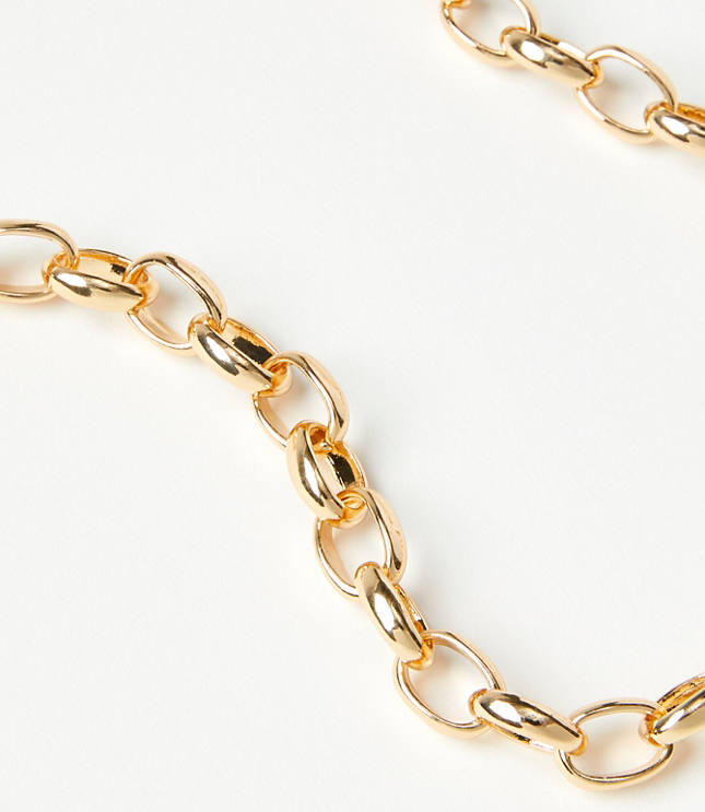 Chain Link Statement Necklace