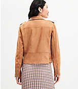 Faux Suede Moto Jacket carousel Product Image 3