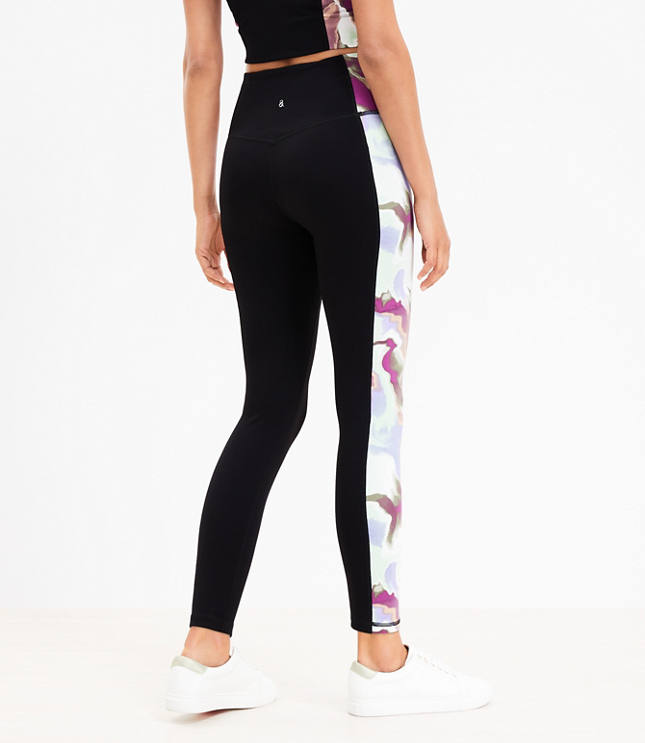 Lou & Grey Marble Colorblocked Softsculpt Pocket Leggings