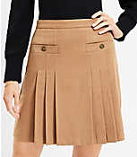 Brushed Flannel Pleated Pocket Skirt carousel Product Image 2