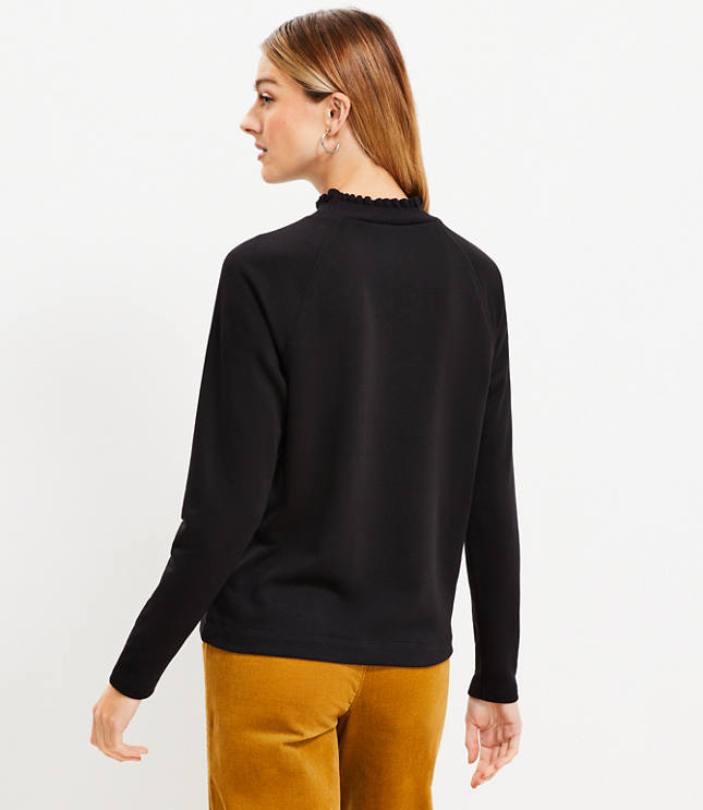 Ruffle Sweatshirt