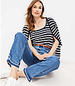 Stripe Ribbed Sweater Tank Top carousel Product Image 2